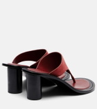 A.Emery Hardie suede thong sandals