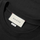 Gucci Spike Mask Print Logo Oversized Tee