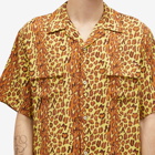 Human Made Men's Leopard Vacation Shirt in Yellow