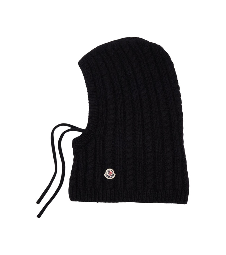 Photo: Moncler Cable-knit alpaca and wool-blend balaclava