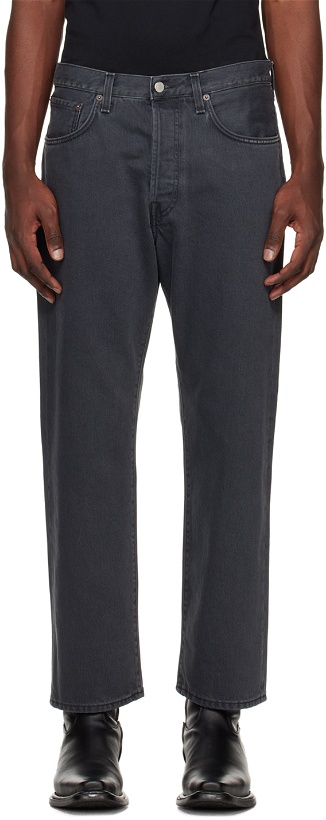 Photo: Acne Studios Gray Relaxed Fit Jeans