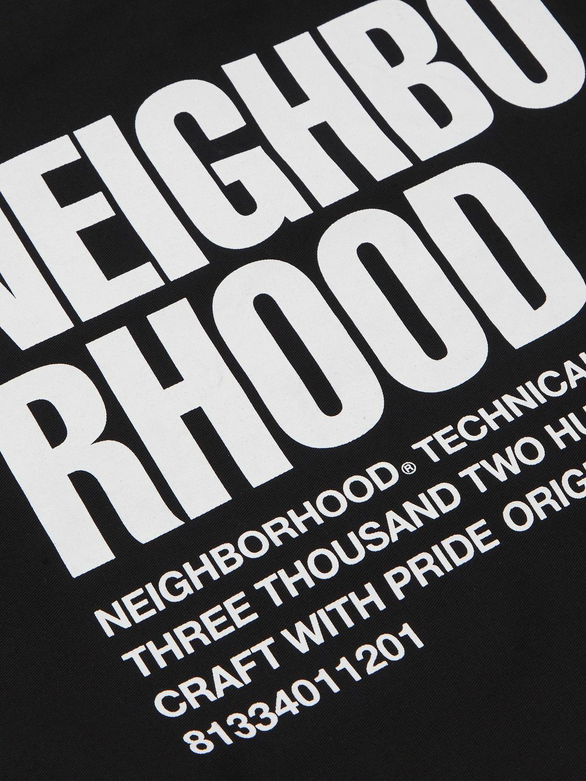 Neighborhood - ID Large Printed Cotton-Twill Tote Bag Neighborhood