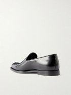 Brunello Cucinelli - Evening Glossed Leather Loafer - Black