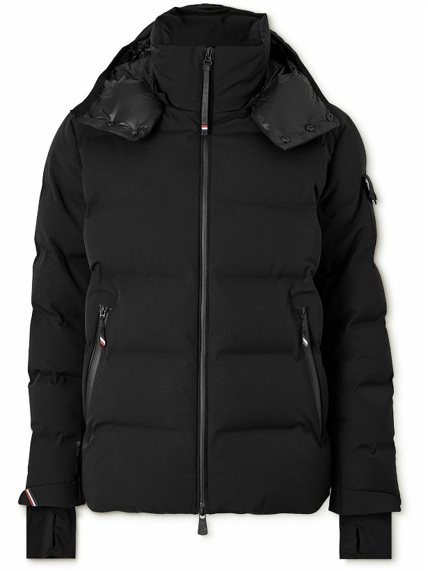 Photo: Moncler Grenoble - Carryover Montgetech Quilted Hooded Down Ski Jacket - Black