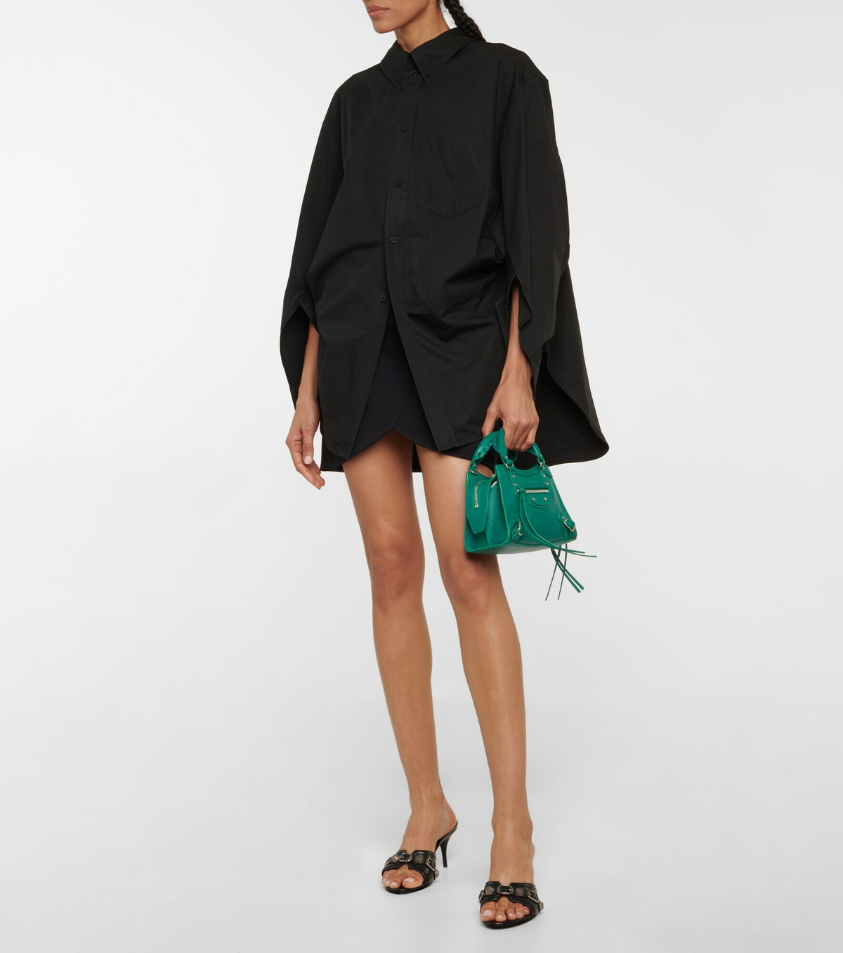 Balenciaga - Swing Twisted cotton shirt Balenciaga