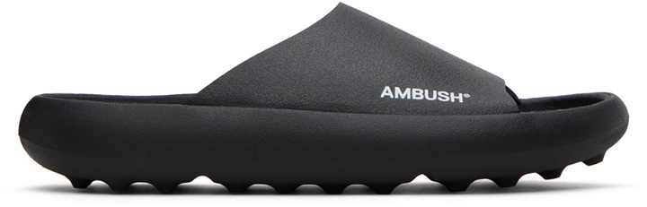 Photo: AMBUSH Black Printed Sandals