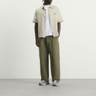 Bound Men's Gingham Cropped Shirt in Ecru
