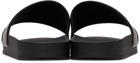 Palm Angels Black Sliders Sandals