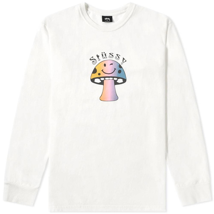 Photo: Stussy Long Sleeve Shroom Pigment Dyed Tee Natural