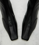 Khaite Nevada leather ankle boots