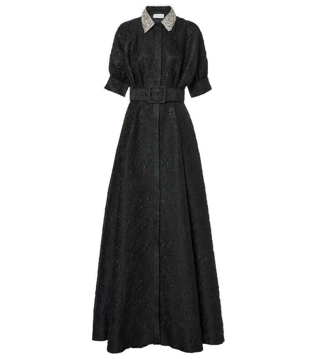Rebecca Vallance Esther embellished brocade gown Rebecca