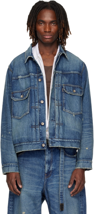 Photo: sacai Blue BEYONDEXX Denim Jacket