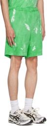 Sporty & Rich Green 'Wellness' Ivy Shorts