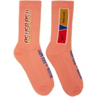 Reebok by Pyer Moss Pink Logo Socks