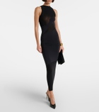 Wolford Shade paneled midi dress