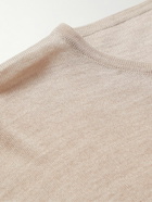 Ghiaia Cashmere - Cashmere and Silk-Blend T-Shirt - Neutrals