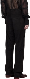 FREI-MUT Black Ghost Leather Pants