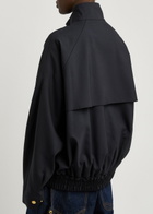 Darkpark Lee Wool Bomber Jacket Dark Blue
