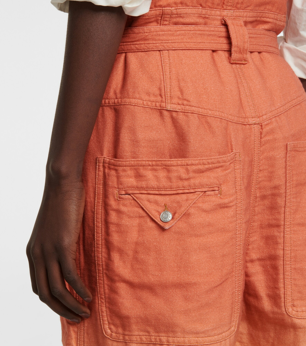 Isabel Marant - Keishatd dégradé cotton and linen jumpsuit