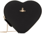 Vivienne Westwood Black New Heart Crossbody Bag