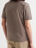 REIGNING CHAMP - Cotton-Jersey T-Shirt - Brown - S