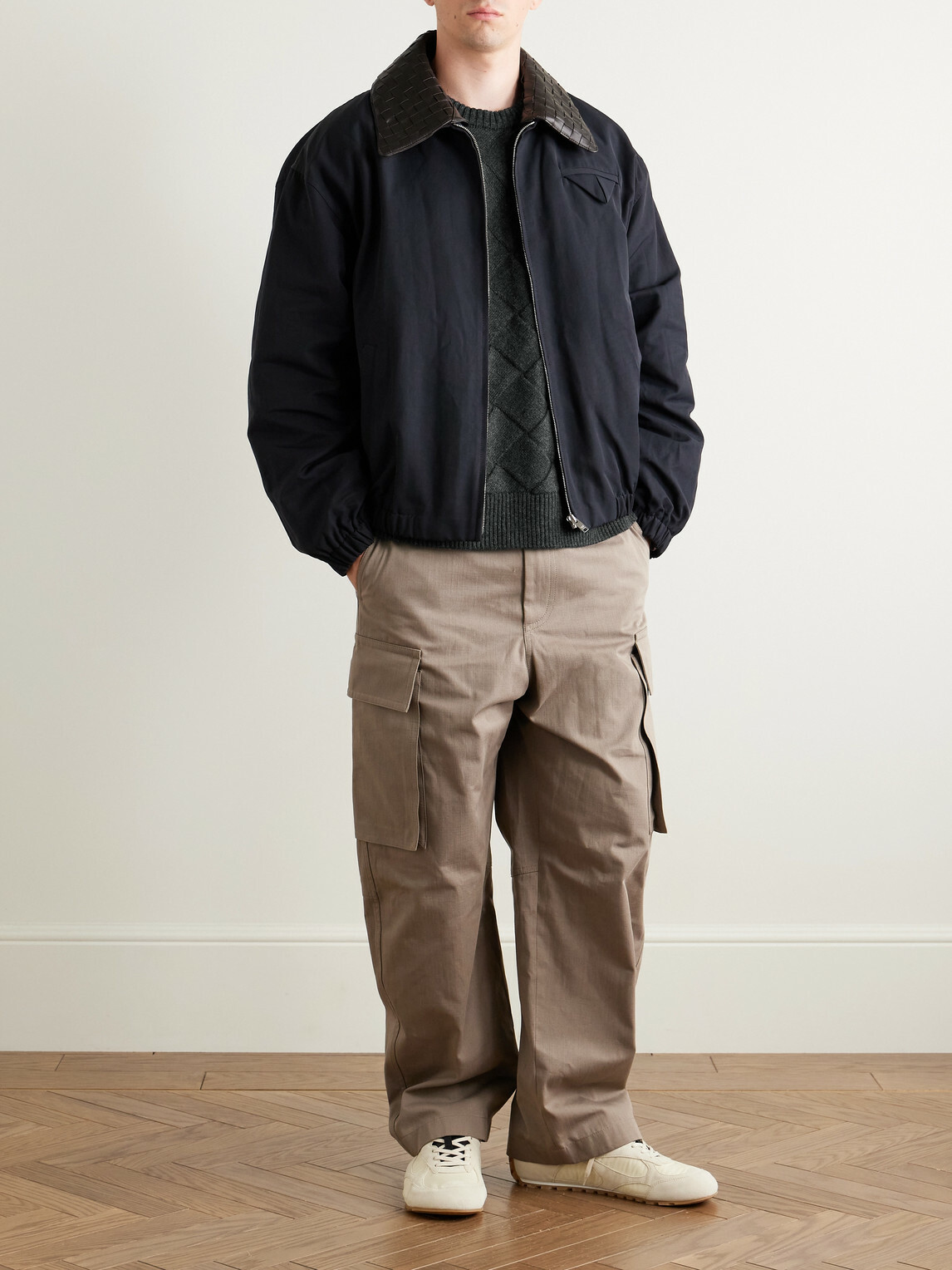 Bottega Veneta - Wool-Blend Sweater - Gray