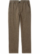 Oliver Spencer - Adler Straight-Leg Cotton-Tweed Trousers - Brown