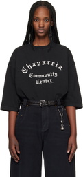 WILLY CHAVARRIA Black 'Chavarria Community Center' Buffalo T-shirt