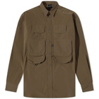 DAIWA Men's Tech Angler Overshirt in Olive