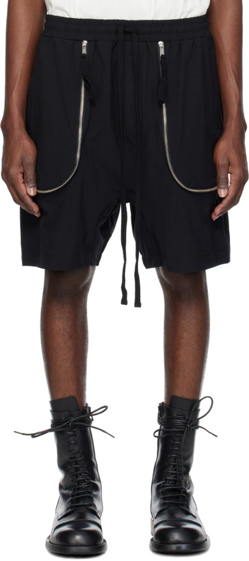 Photo: thom/krom Black M ST 489 Shorts
