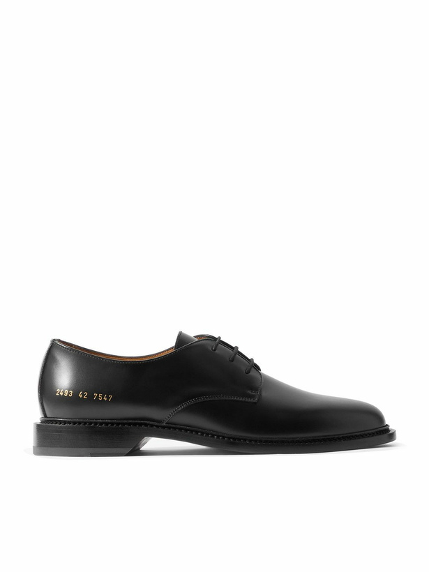 Photo: Common Projects - Leather Derby Shoes - Black