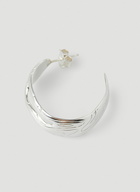 Octi - Globe Hoop Earrings in Silver