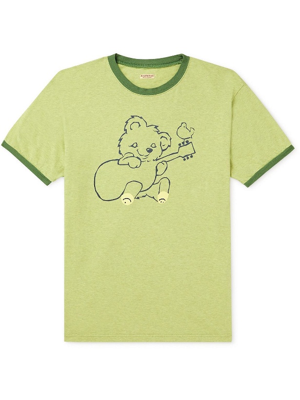 Photo: KAPITAL - Printed Cotton-Jersey T-shirt - Green