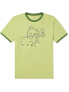 KAPITAL - Printed Cotton-Jersey T-shirt - Green