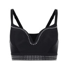 Adam Selman Sport Push-It studded sports bra