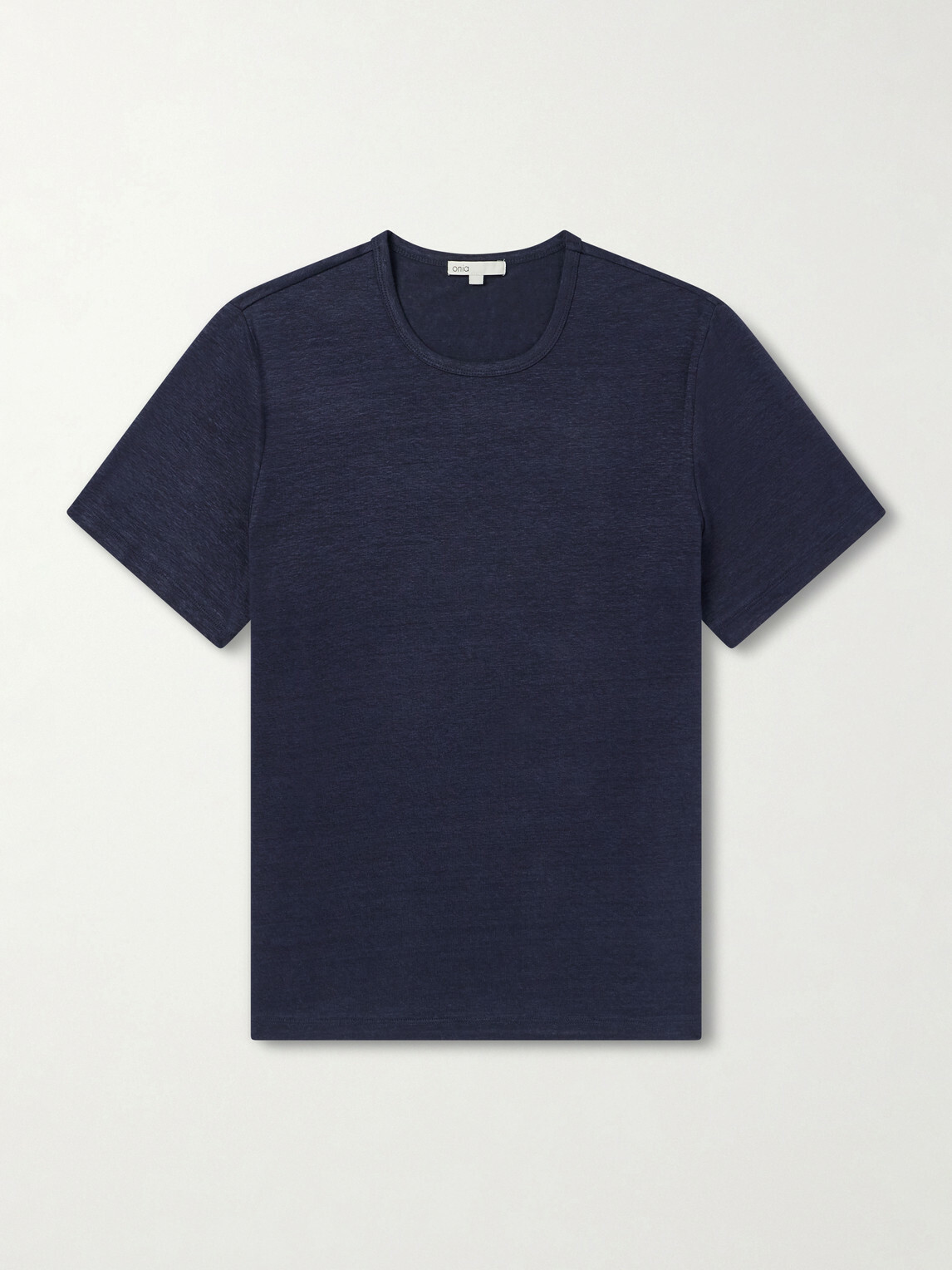 Onia - Linen-Blend T-Shirt - Blue