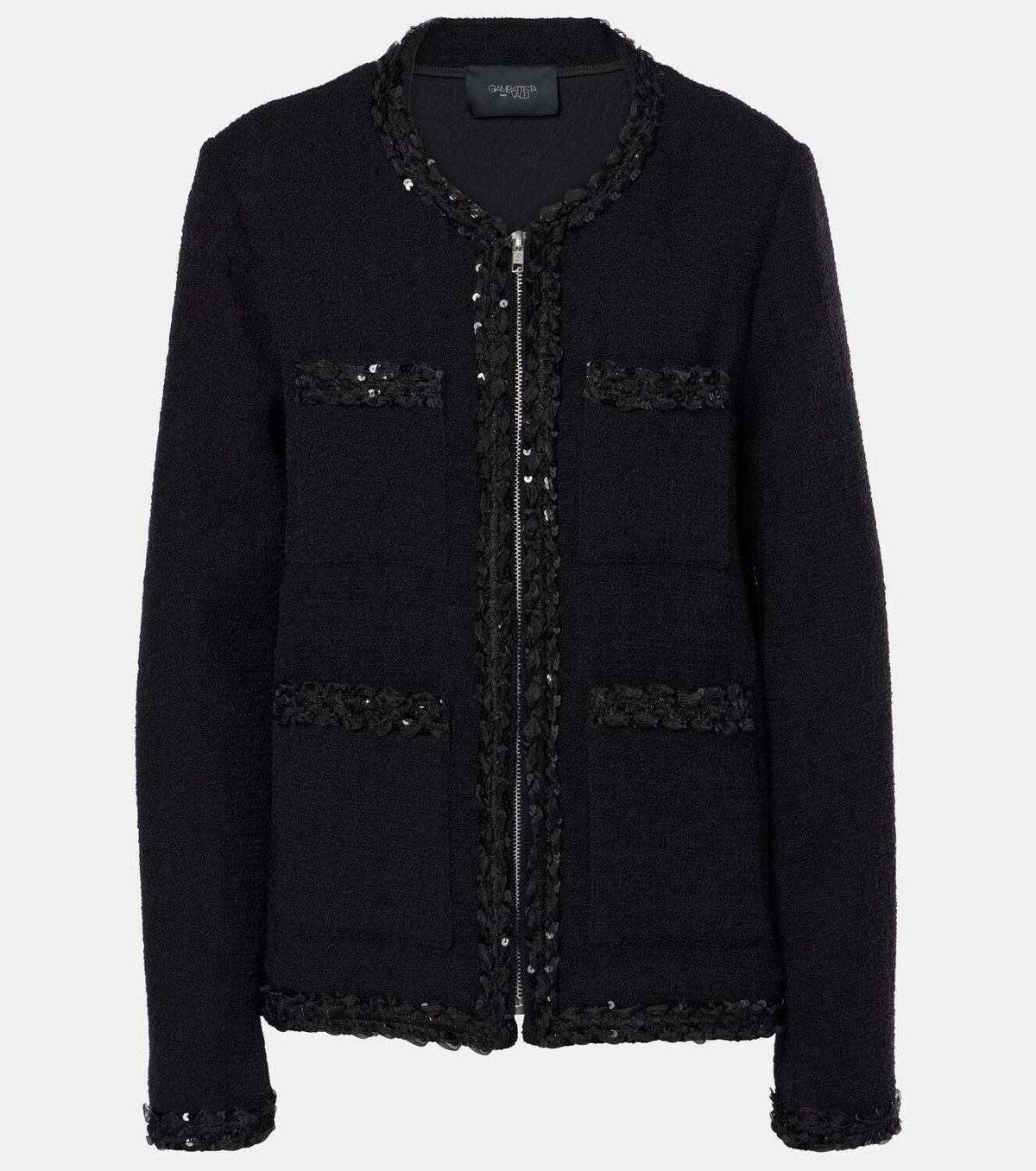 Giambattista Valli Sequined wool-blend jacket
