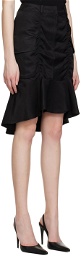 LVIR SSENSE Exclusive Black Midi Skirt