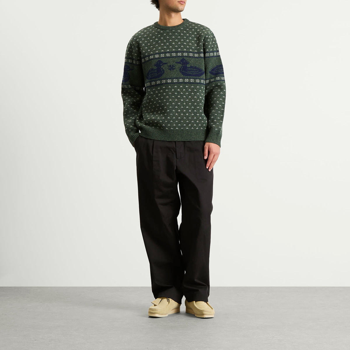 Pendleton Men's Duck Jumper in Green