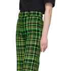 S.R. STUDIO. LA. CA. Green Check Suit Trousers