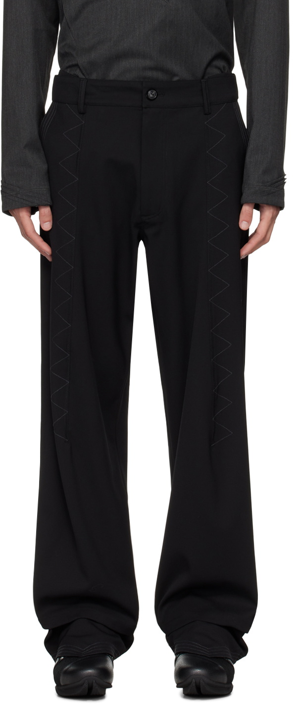 Kiko Kostadinov Black Jacklight Trousers Kiko Kostadinov