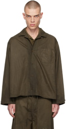 Aviva Jifei Xue Green Boxy Shirt