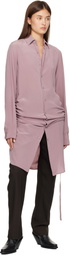 Ann Demeulemeester Purple Sandrina High Comfort Shirt