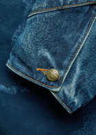 Cherry Los Angeles Sun Faded Washed Denim Jacket