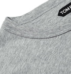 TOM FORD - Mélange Cotton-Jersey T-Shirt - Men - Gray