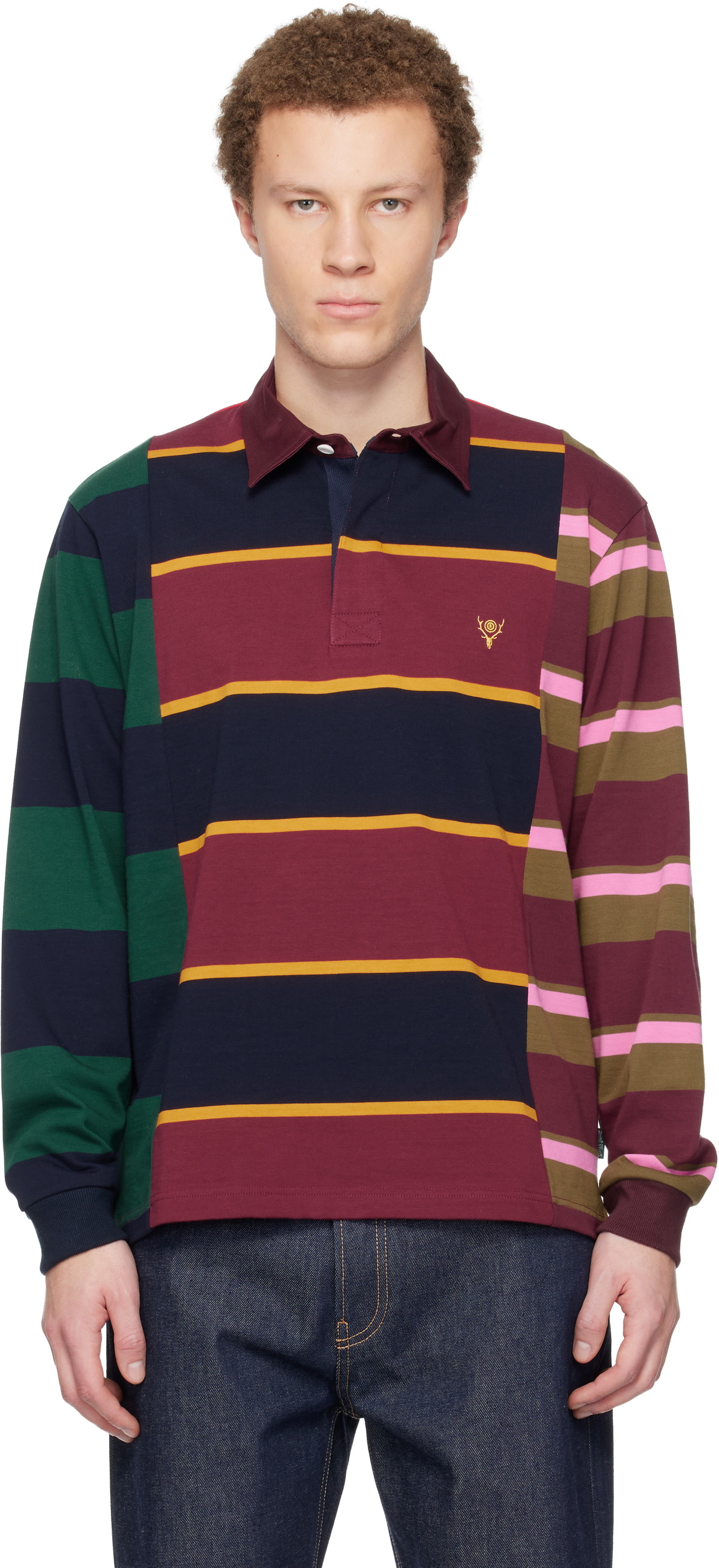 South2 West8 Multicolor Rugger Polo