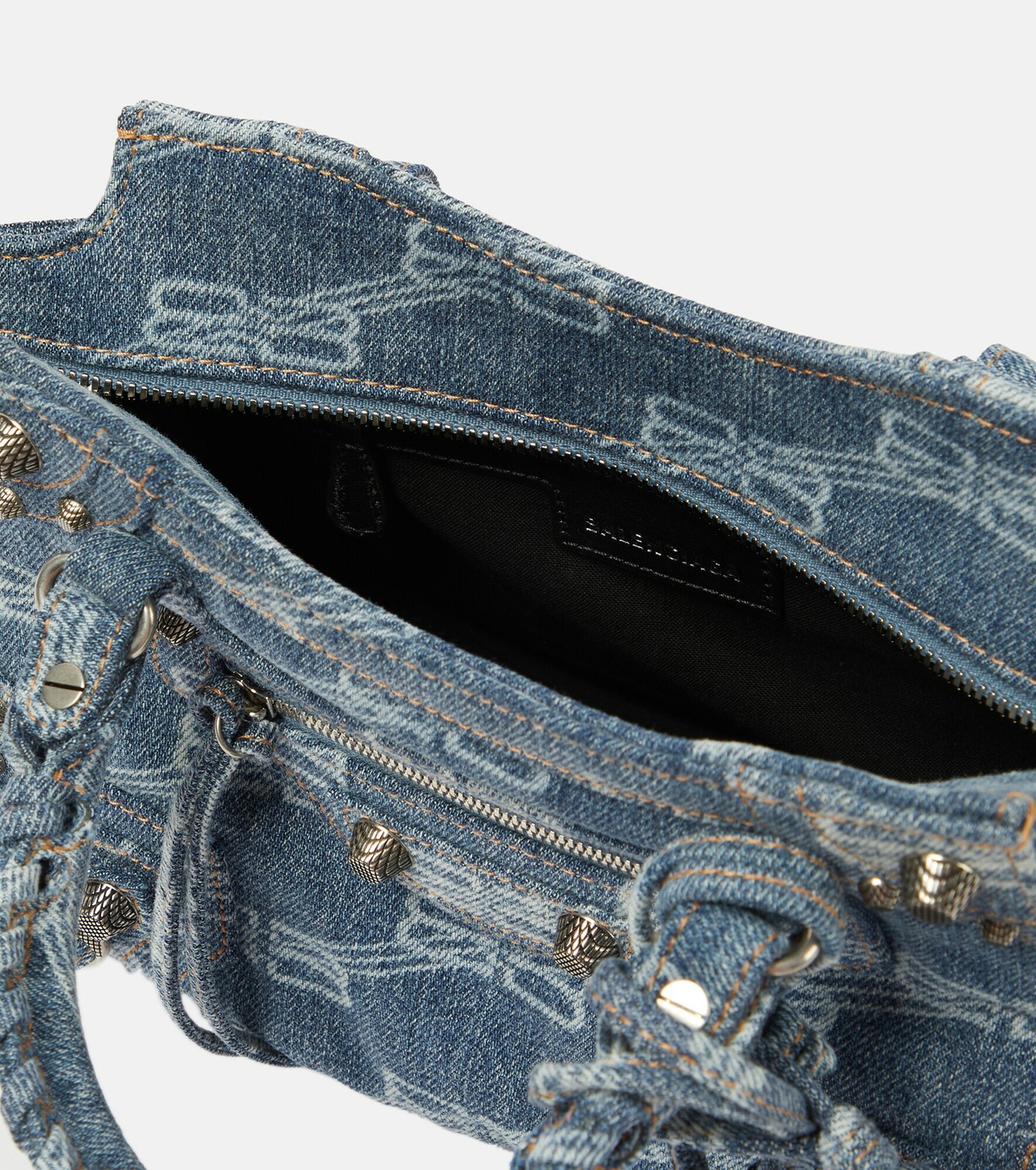 Balenciaga - Neo Cagole XS denim shoulder bag Balenciaga