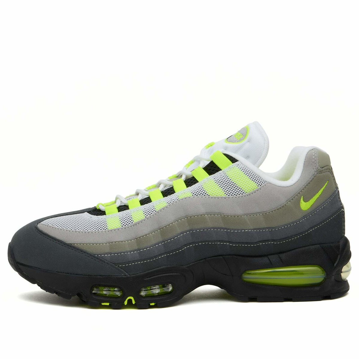 Nike Air Max 95 Og Sneaker in Black/Neon Yellow