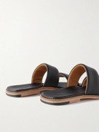 Auralee - Full-Grain Leather Sandals - Black