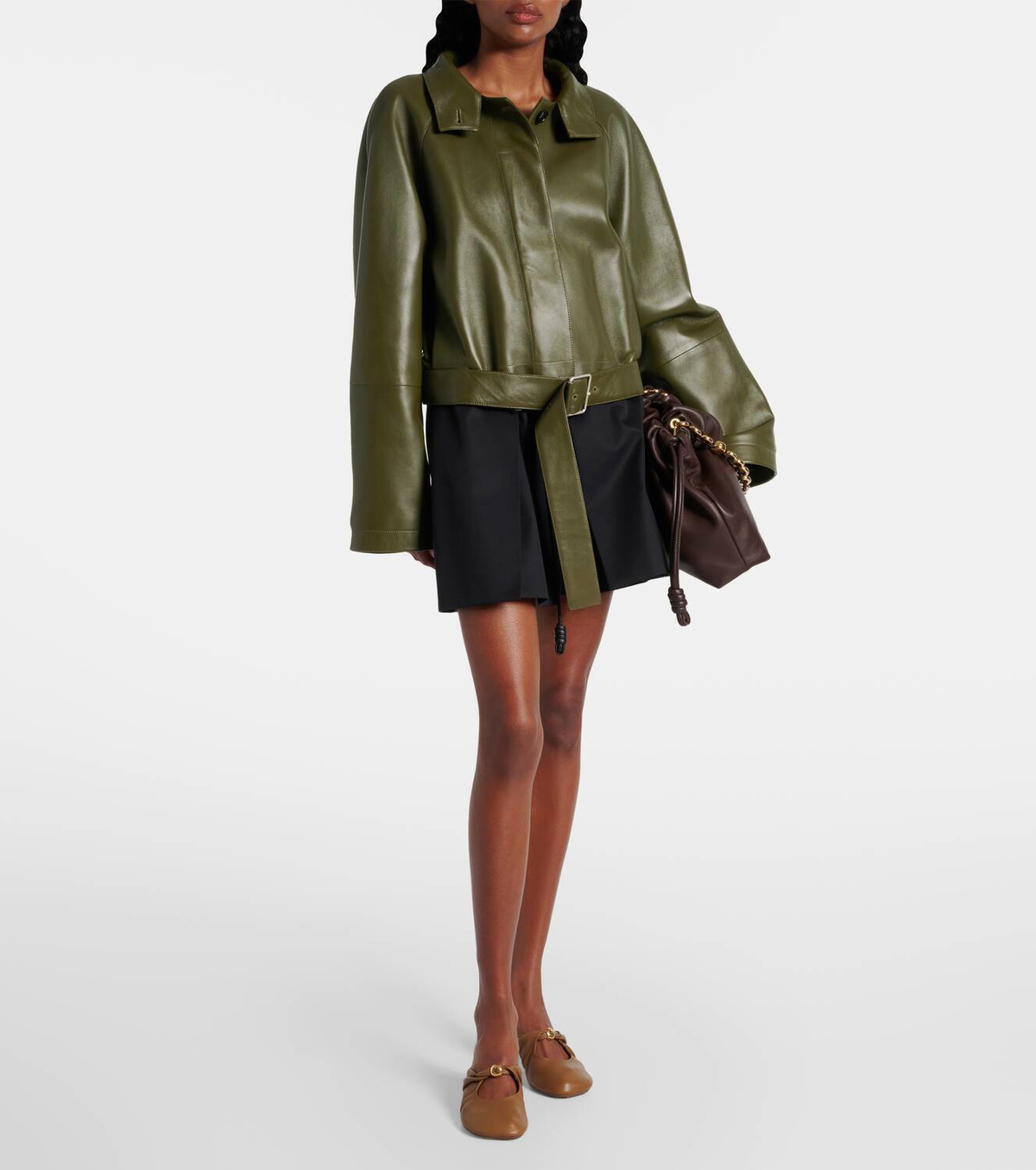 Loewe Anagram leather jacket